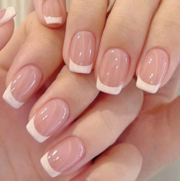 24pcs/set short square fake nails