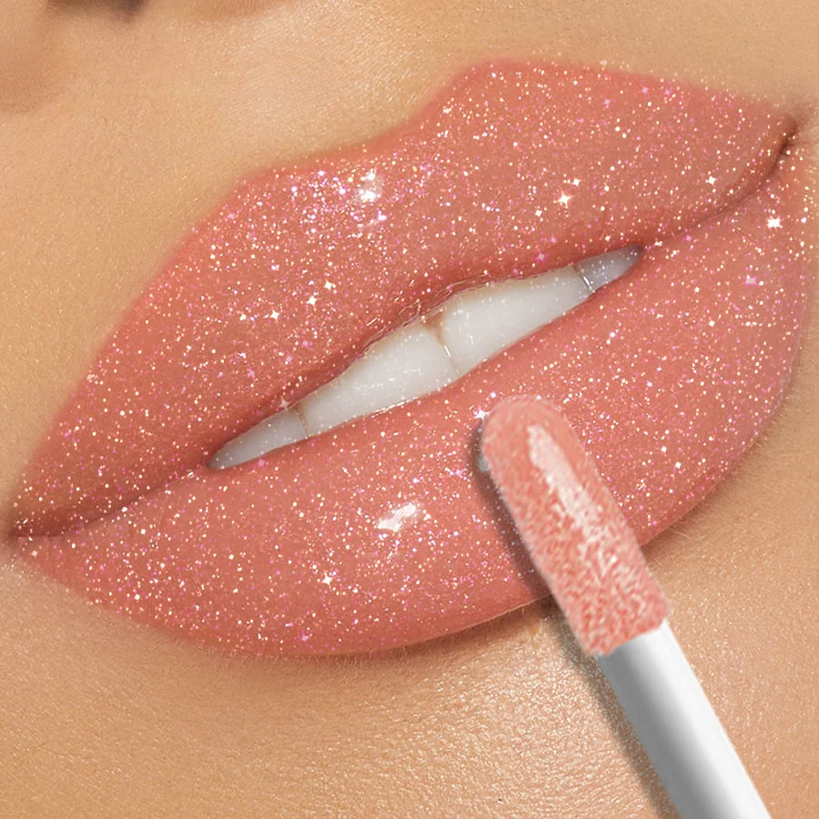 9 Colors Moisturizing Diamond Shimmer Glitter Lip Gloss Makeup