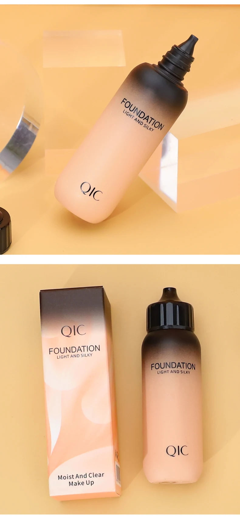 30ml Liquid Foundation Cream Waterproof Oil-control Cover Acne Base Cream