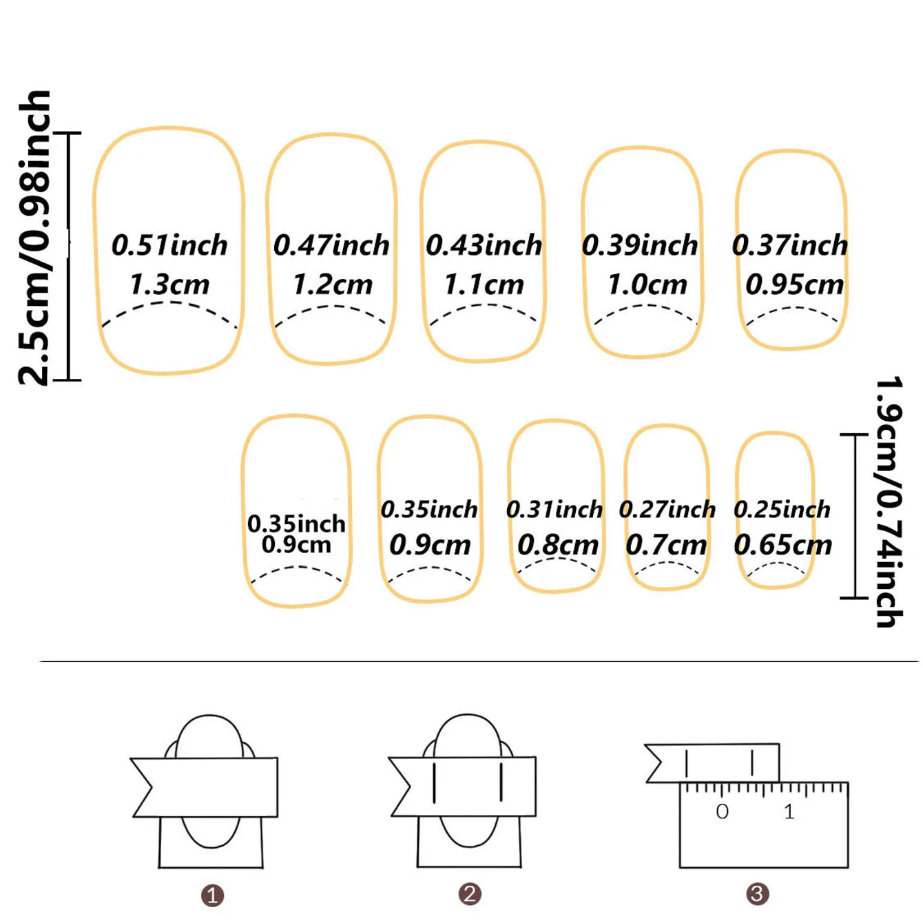24pcs/set short square fake nails