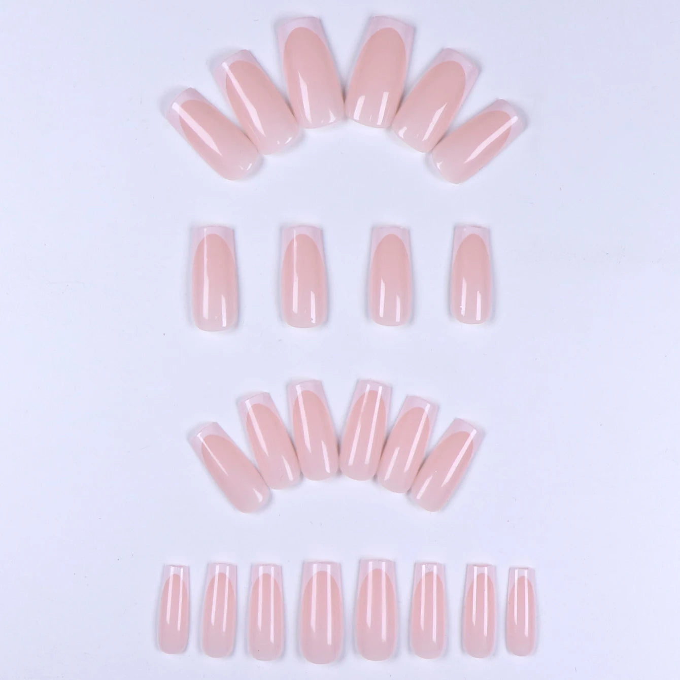 24pcs/set short square fake nails