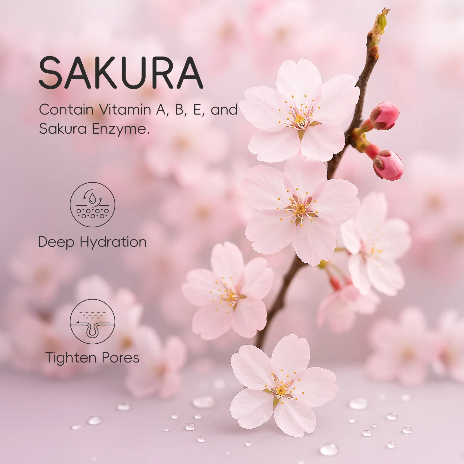 LAIKOU Sakura Eye Serum Roller Massage