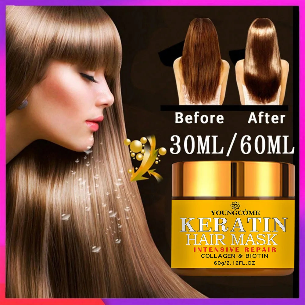 Hair Repairs Hair Mask Biotin Collagen Keratin