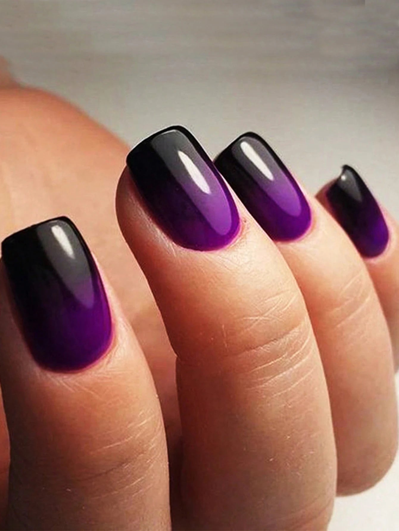24pcs/set short square fake nails