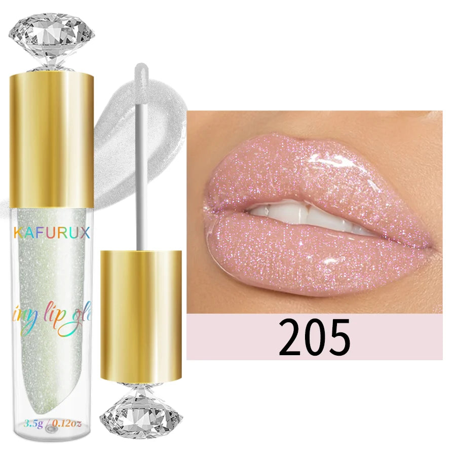 9 Colors Moisturizing Diamond Shimmer Glitter Lip Gloss Makeup