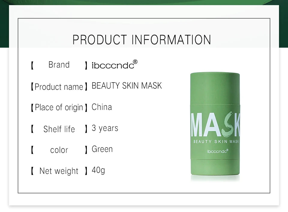 Face Clean Mask Green Tea Cleansing