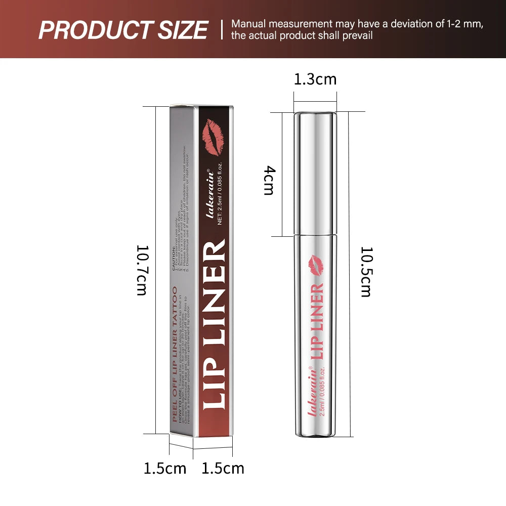 Waterproof Lip Liner Peel Off Tattoo Lip Gloss
