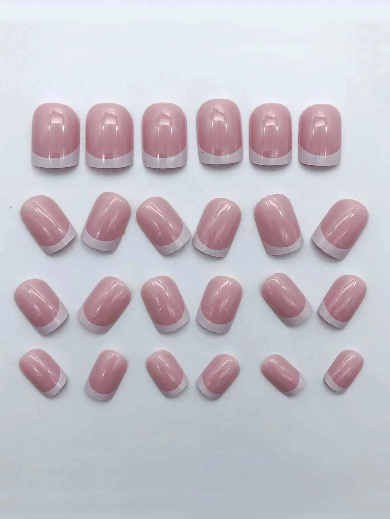 24pcs/set short square fake nails