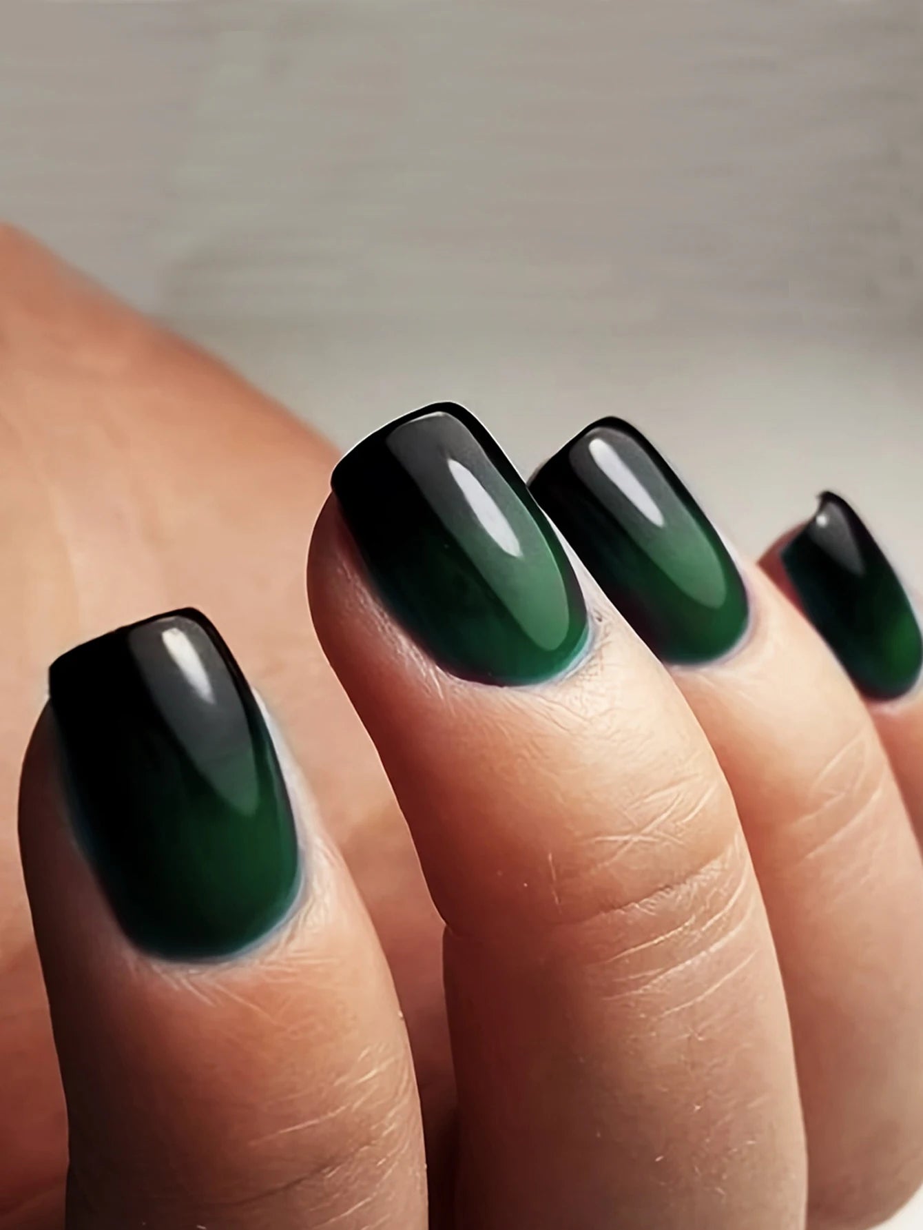 24pcs/set short square fake nails