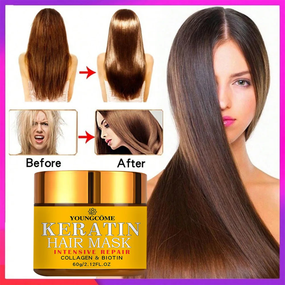 Hair Repairs Hair Mask Biotin Collagen Keratin