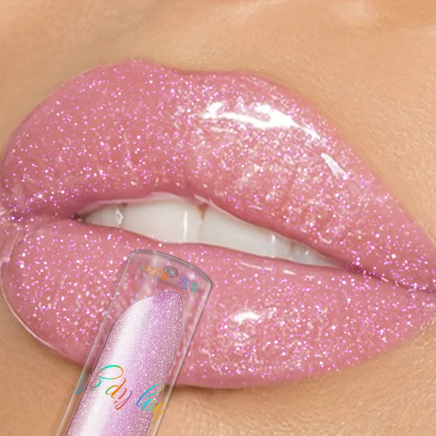 9 Colors Moisturizing Diamond Shimmer Glitter Lip Gloss Makeup