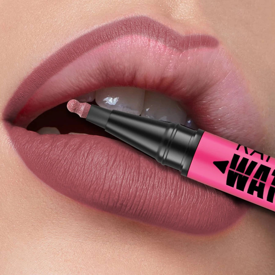 1PC Liquid Matte12-Color Lipliner Pencil Waterproof