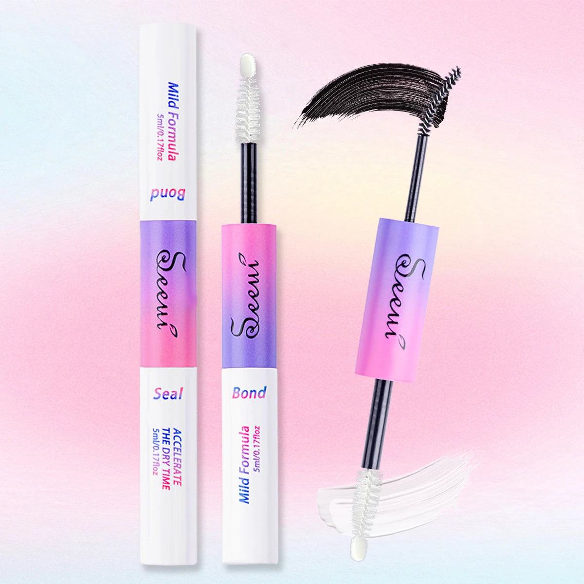 Eyelash Glue and Seal for Eyelash Clusters