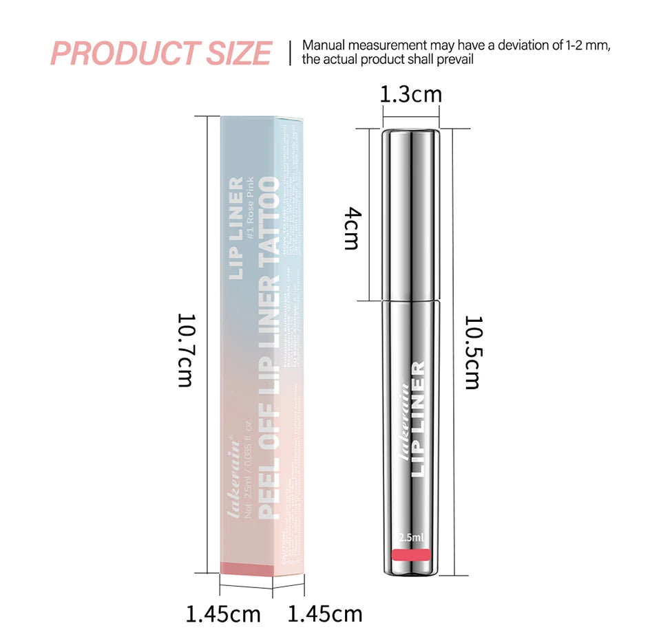 Waterproof Lip Liner Peel Off Tattoo Lip Gloss