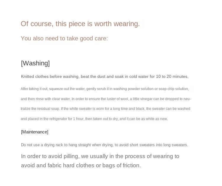 women sweater
