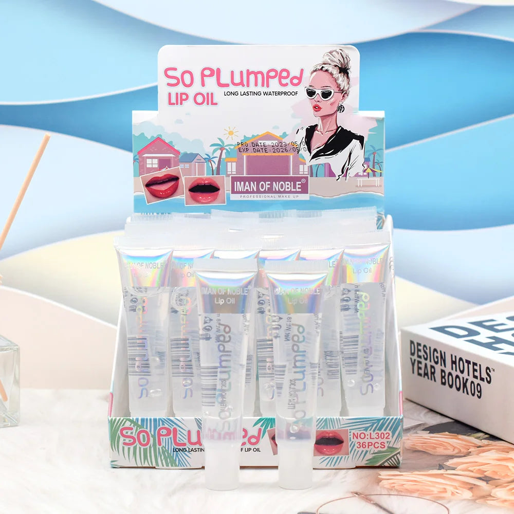 6Pcs Fruity Flavor Watery Glossy Lip Gloss Set