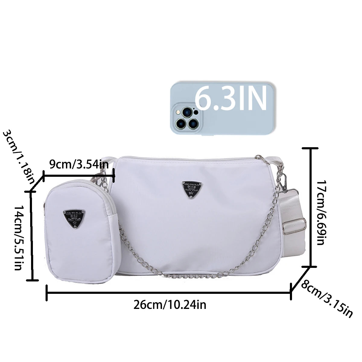 Nylon Crossbody Bag For Women Fashion