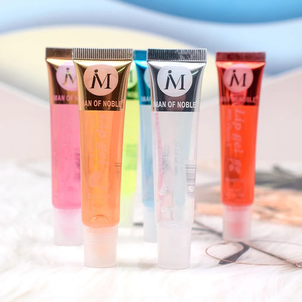6Pcs Fruity Flavor Watery Glossy Lip Gloss Set