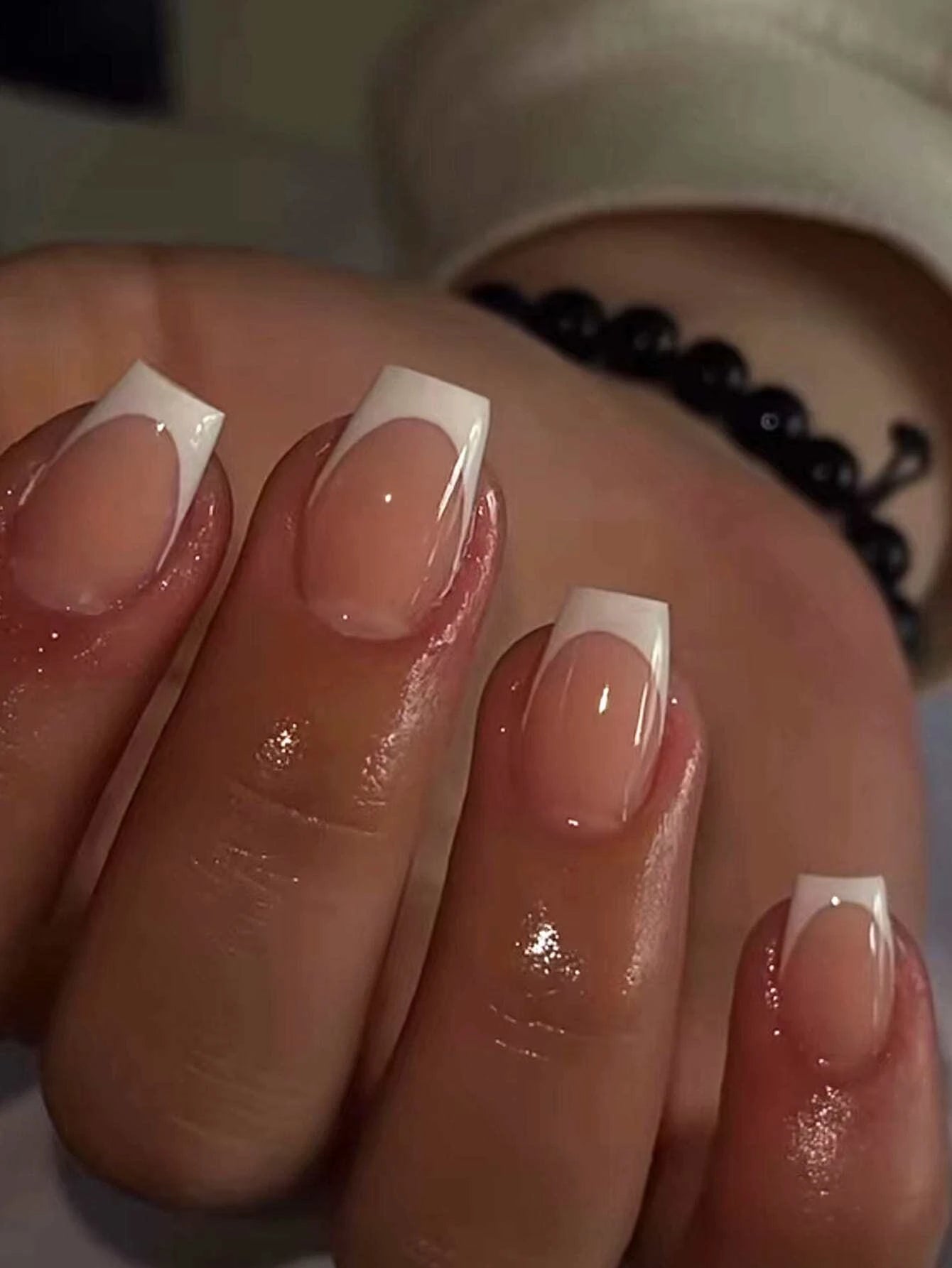 24pcs/set short square fake nails