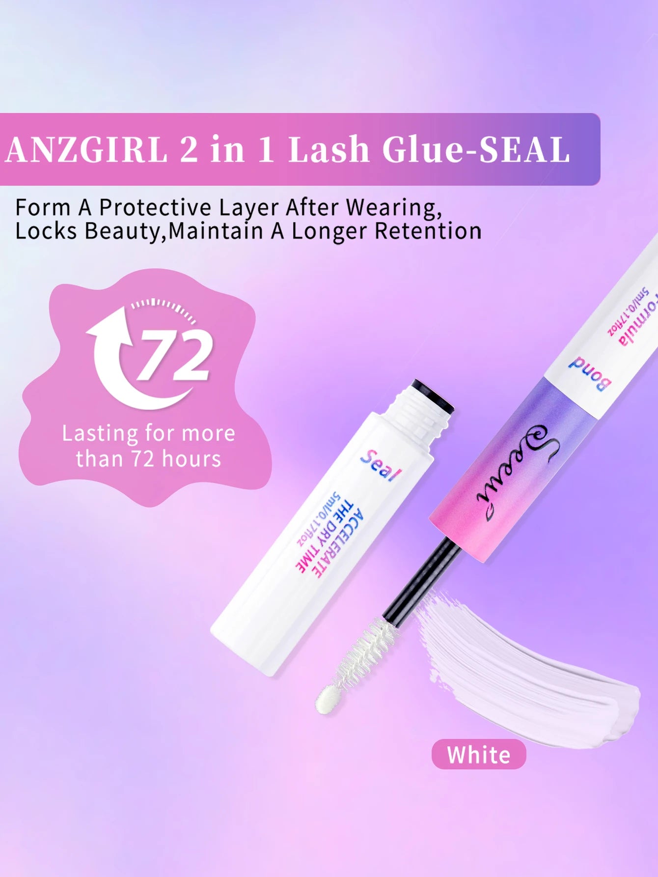 Eyelash Glue and Seal for Eyelash Clusters