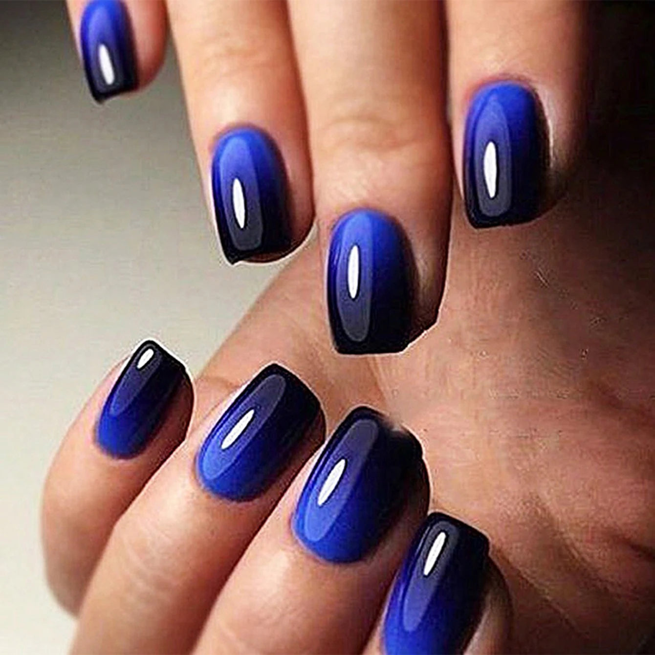24pcs/set short square fake nails