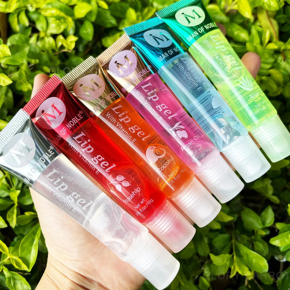 6Pcs Fruity Flavor Watery Glossy Lip Gloss Set