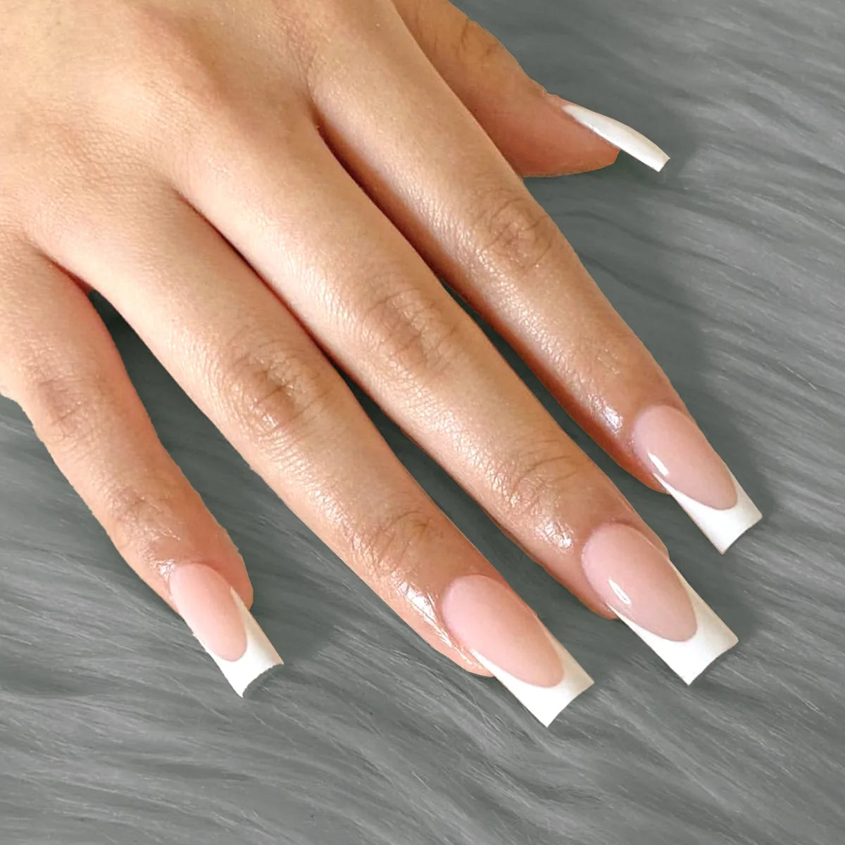 24pcs/set short square fake nails