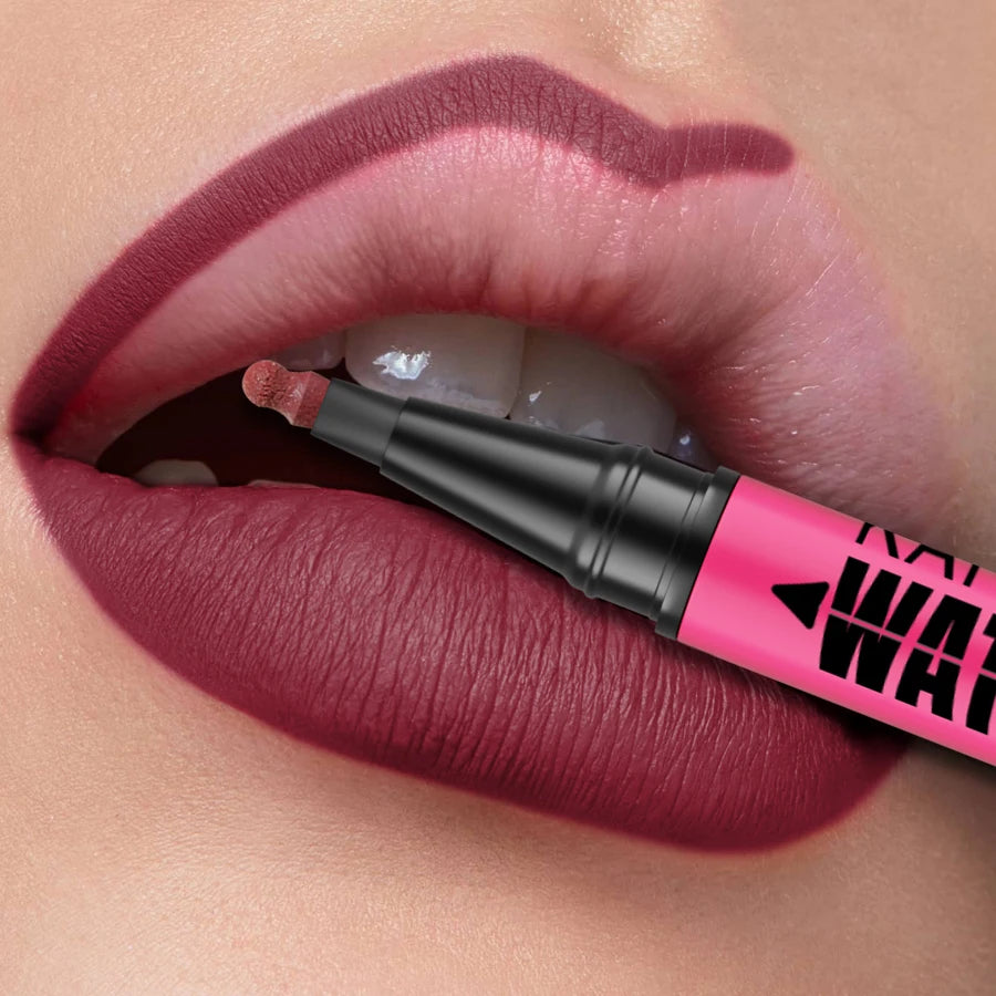 1PC Liquid Matte12-Color Lipliner Pencil Waterproof
