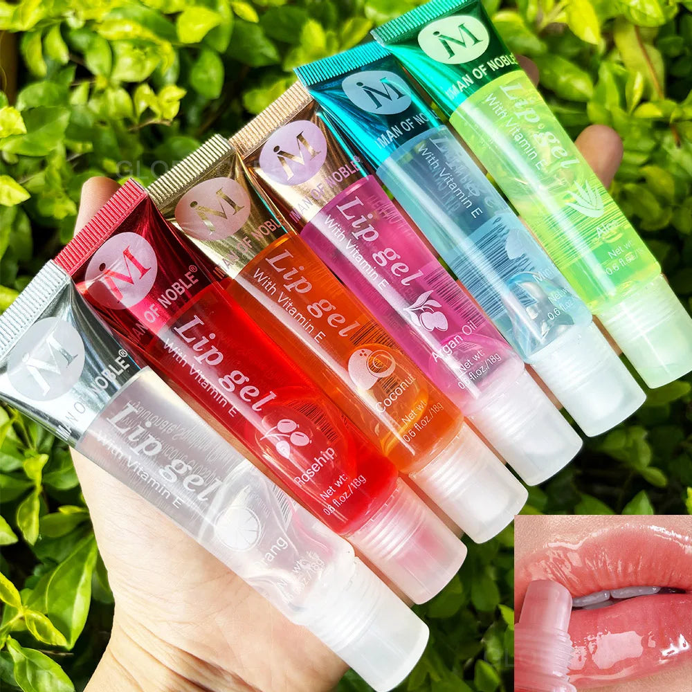 6Pcs Fruity Flavor Watery Glossy Lip Gloss Set