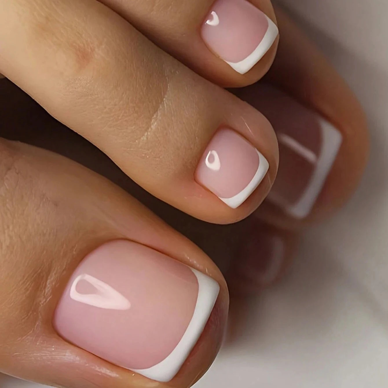 24pcs/set short square fake nails