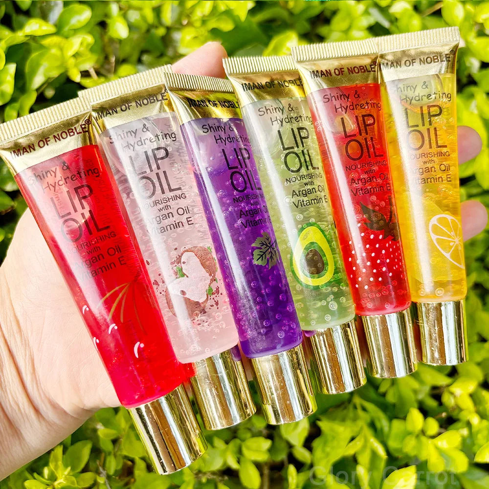 6Pcs Fruity Flavor Watery Glossy Lip Gloss Set
