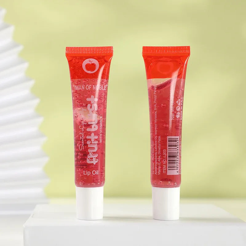 6Pcs Fruity Flavor Watery Glossy Lip Gloss Set