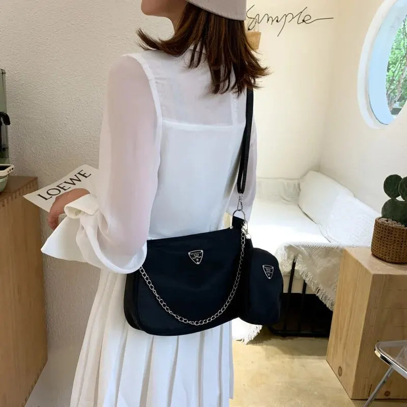 Nylon Crossbody Bag For Women Fashion