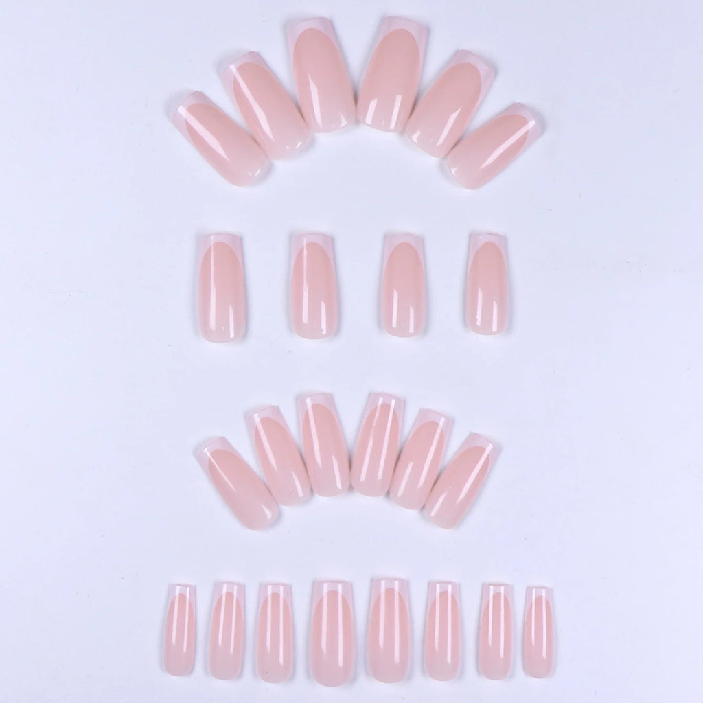 24pcs/set short square fake nails