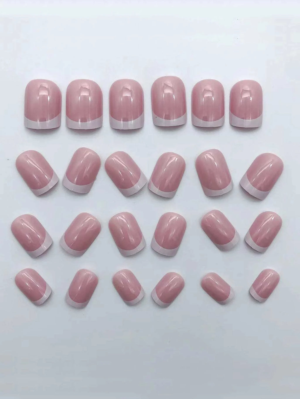 24pcs/set short square fake nails