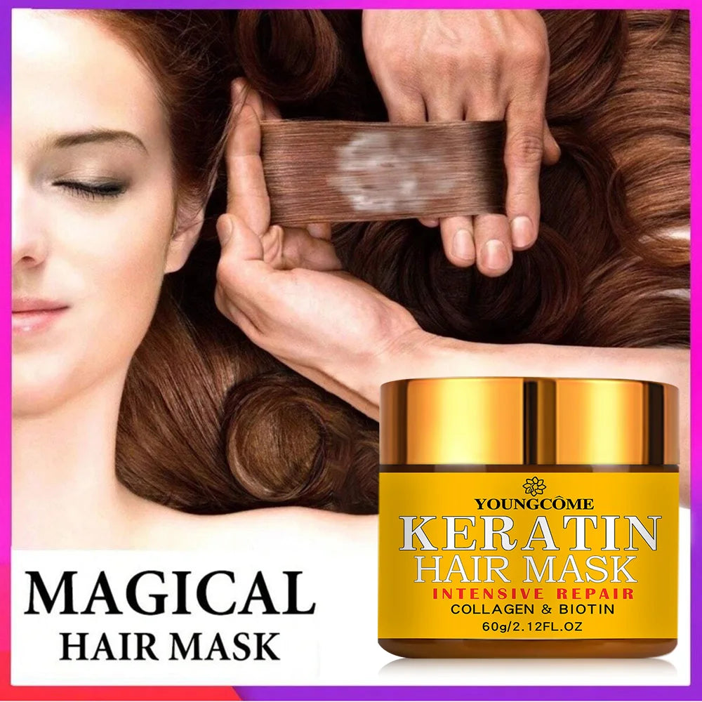Hair Repairs Hair Mask Biotin Collagen Keratin