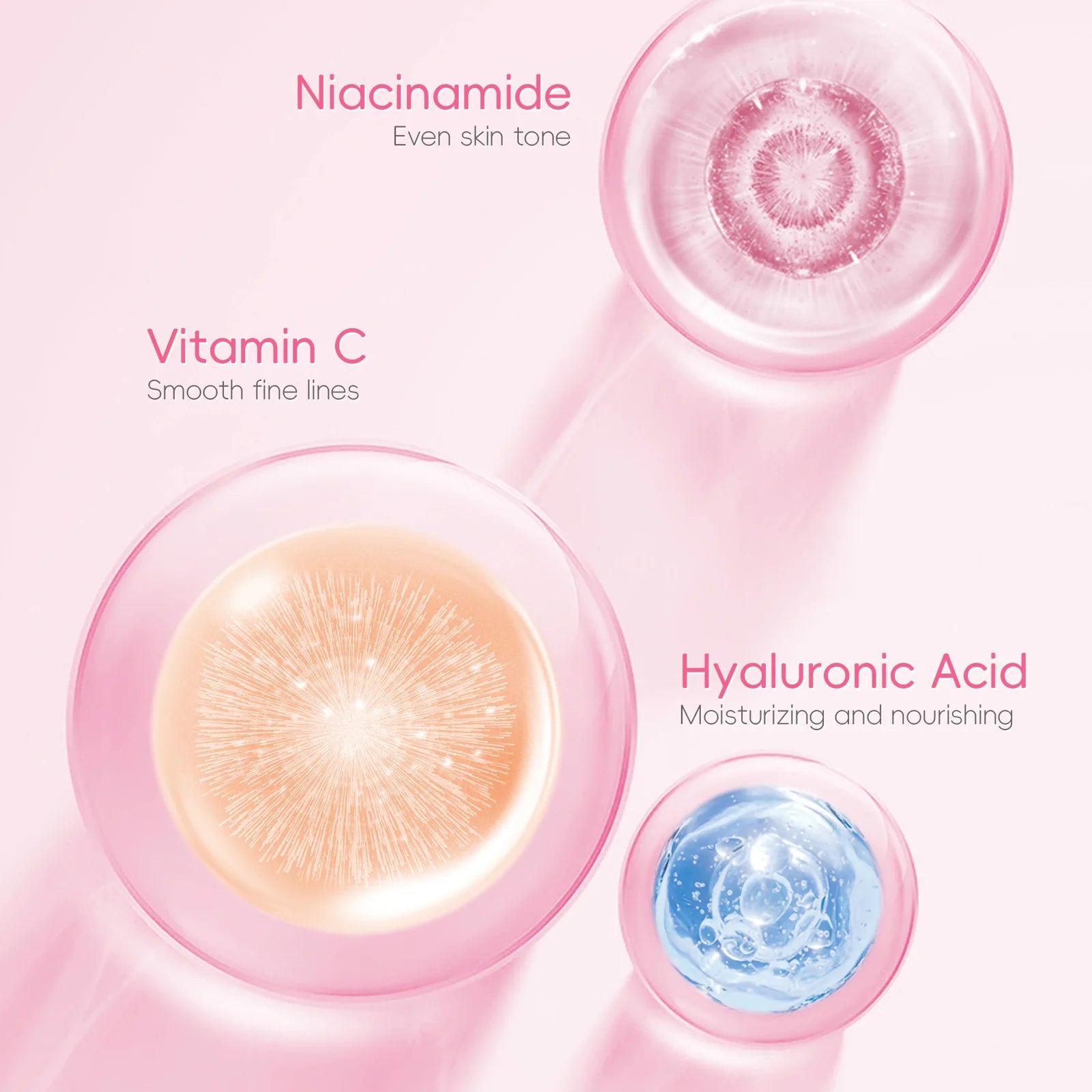 LAIKOU Sakura Eye Serum Roller Massage