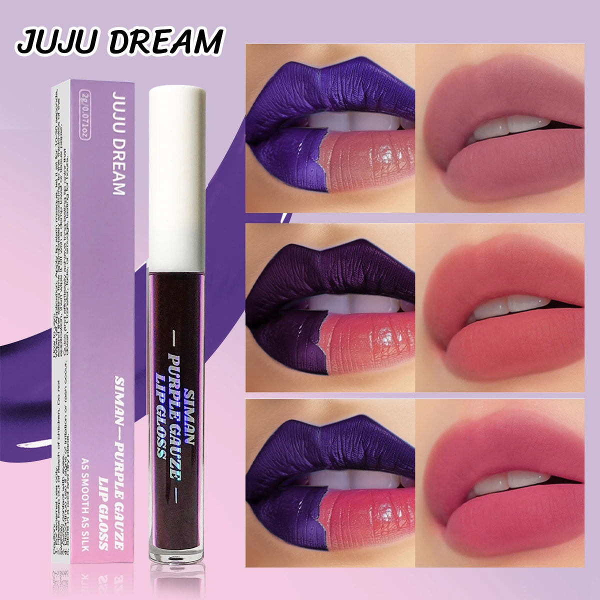 1/3 pcs peel off lip gloss