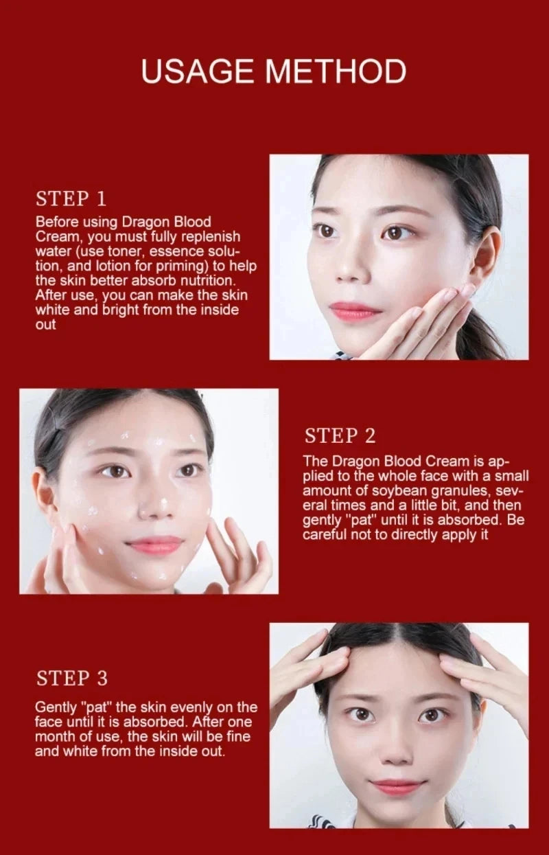 Dragon's Blood Face Cream Retinol Placenta Essence Brightening Lift Firming Skin Care Korean