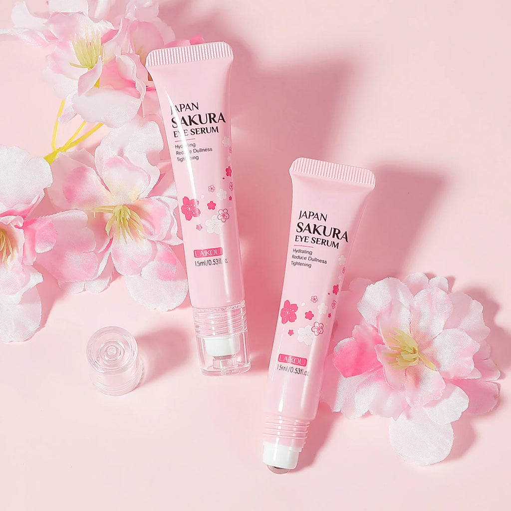 LAIKOU Sakura Eye Serum Roller Massage