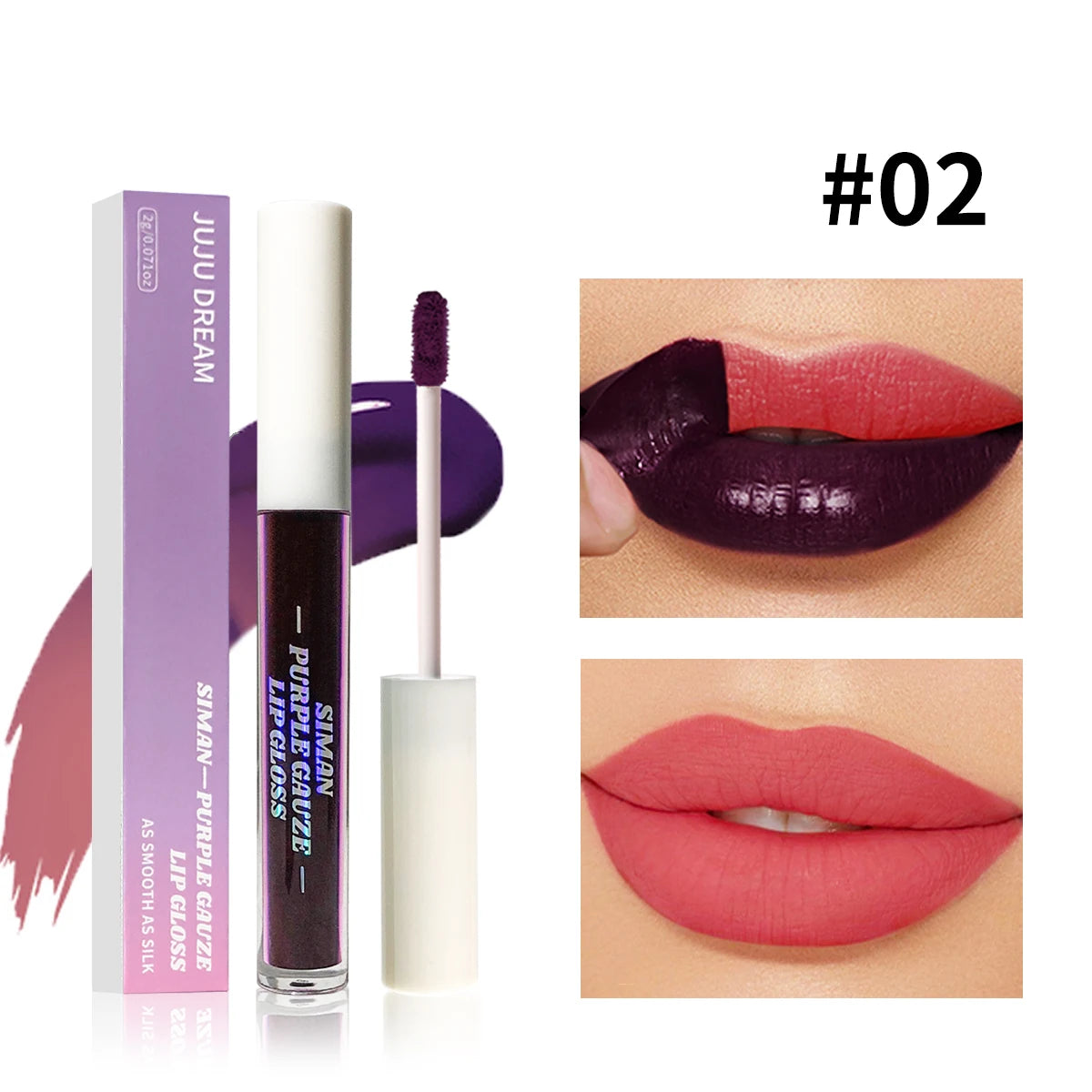 1/3 pcs peel off lip gloss